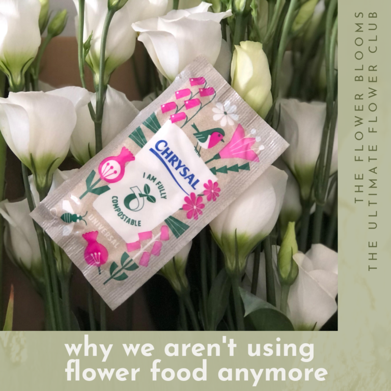 why we aren't using flower food anymore image
